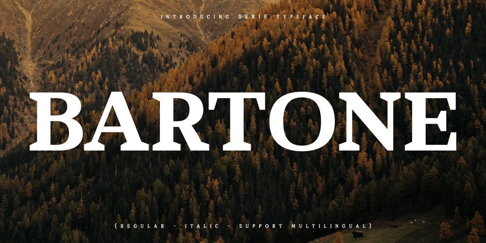 Bartone font