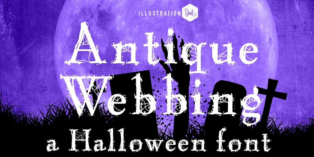 ZP Antique Webbing font