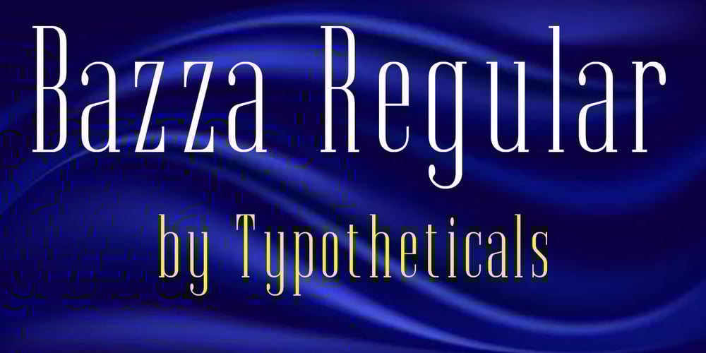 Bazza font