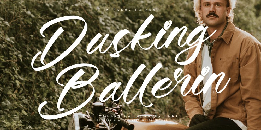 Dusking Ballerin font