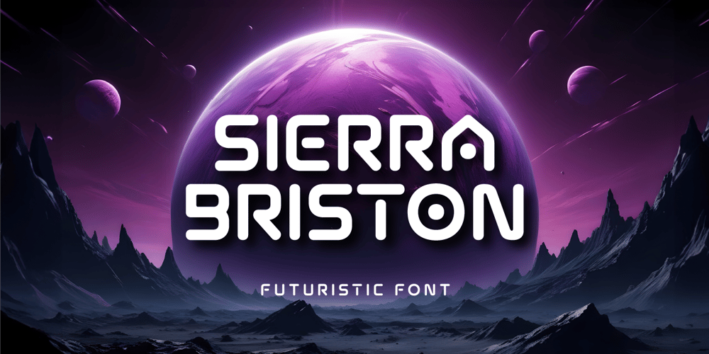 Sierra Briston font