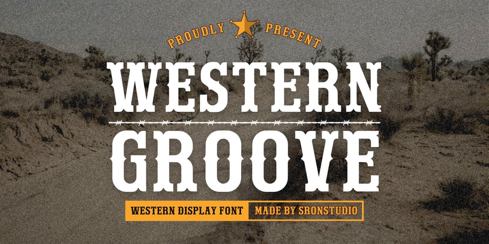Western Groove font