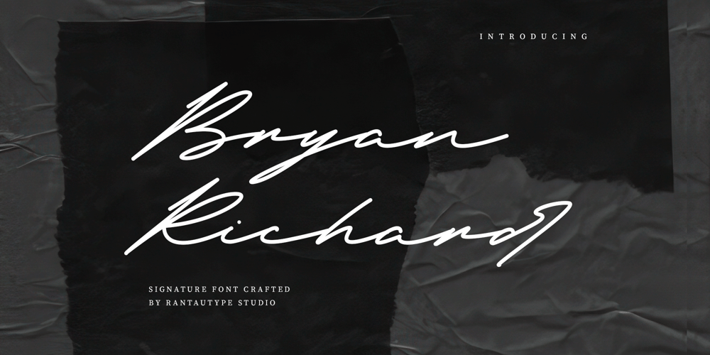Bryan Richard font