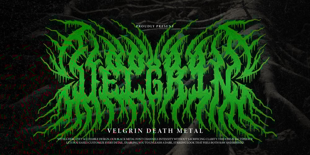 Velgrin font