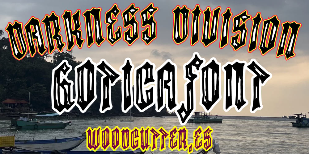 Darkness Division font