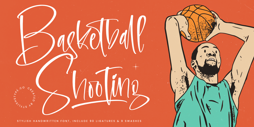 Basketball Shooting font