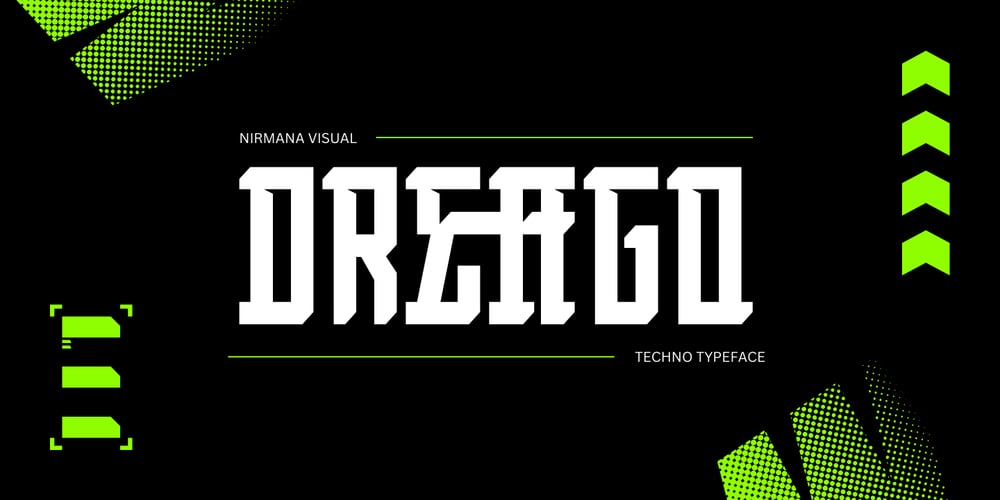 Dreago Techno font