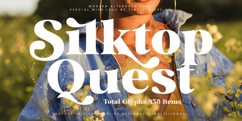 Silktop Quest font