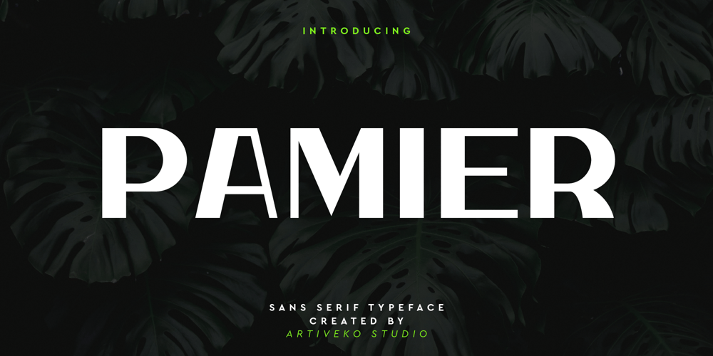 Pamier font