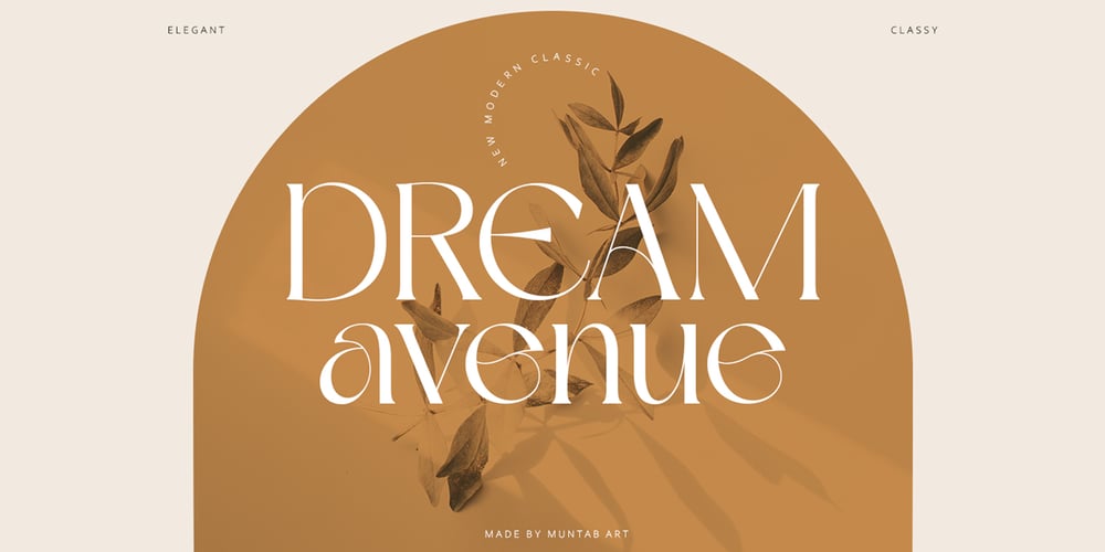 Dream Avenue font
