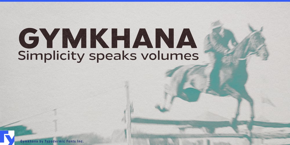 Gymkhana font