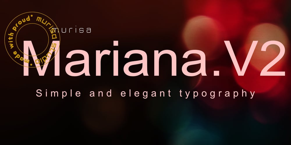 Murisa Mariana font
