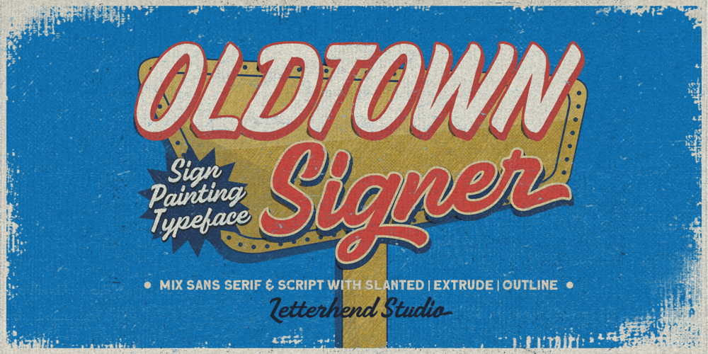 Oldtown Signer font
