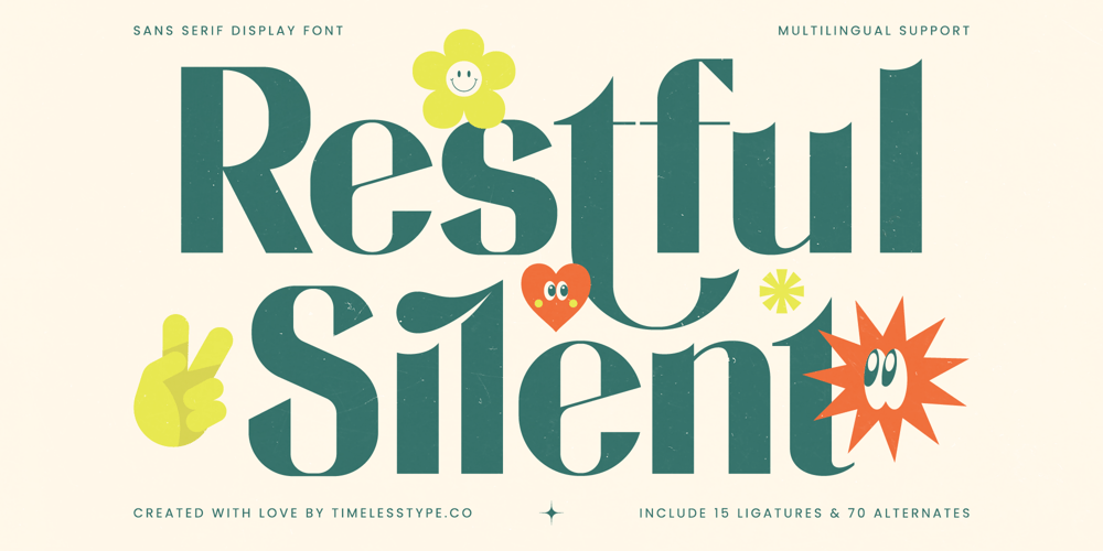 Restful Silent font