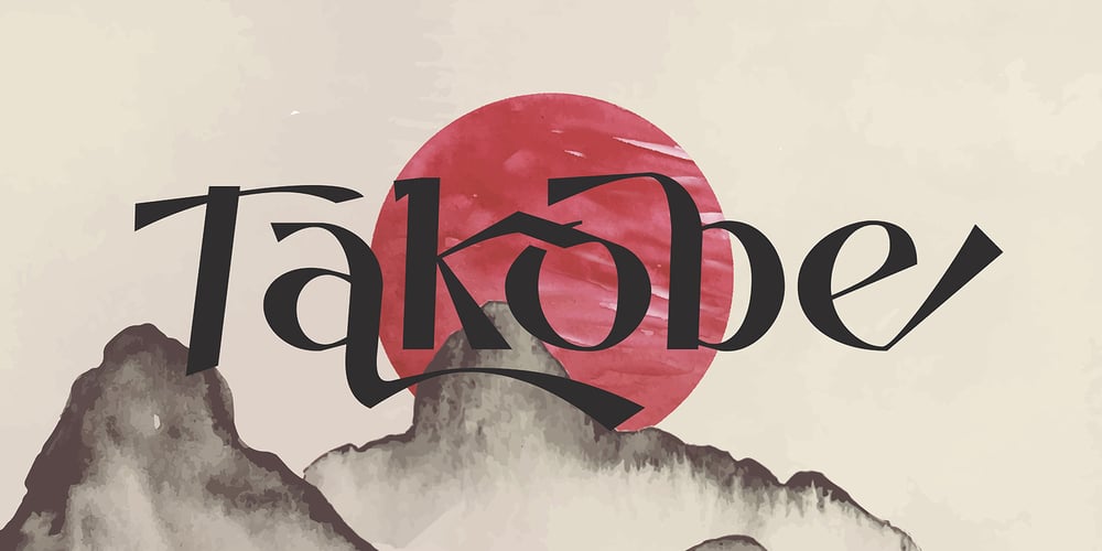 Takobe font