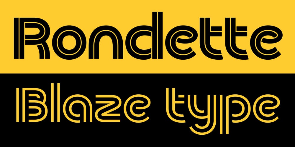 Rondette font