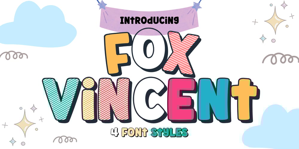 Fox Vincent Outline font