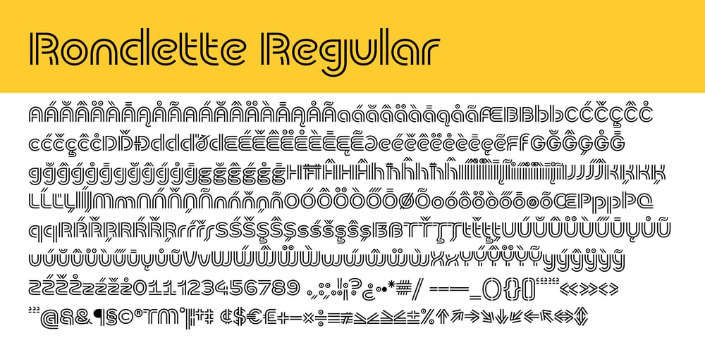 Rondette Variable font