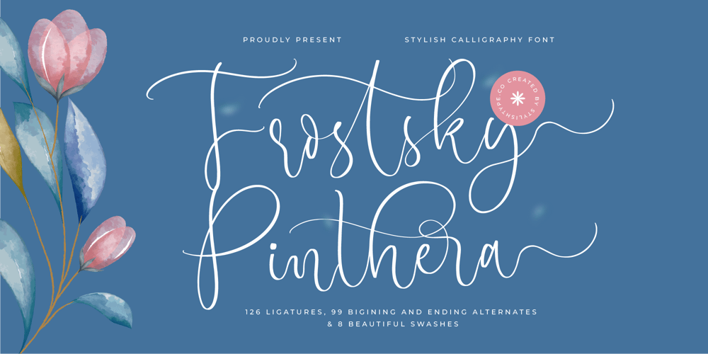 Frostsky Pinthera font