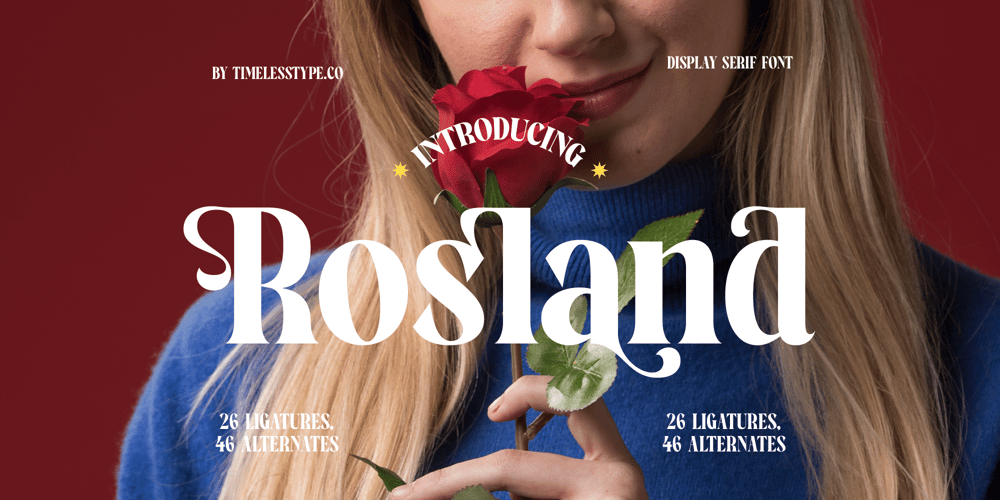 Rosland font