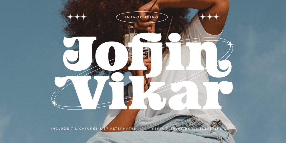 Jofjin Vikar font