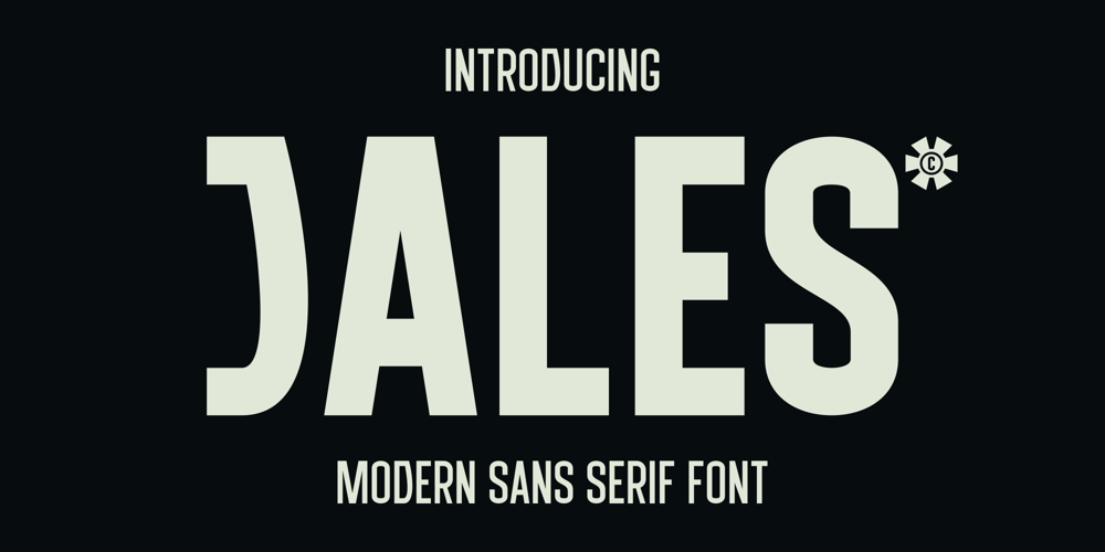 Jales font