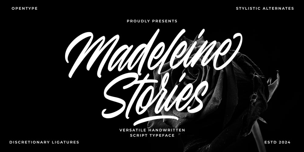 Madeleine Stories font
