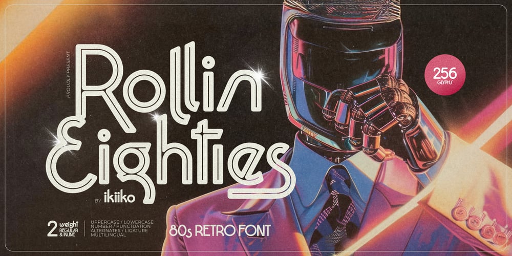 Rollin Eighties font