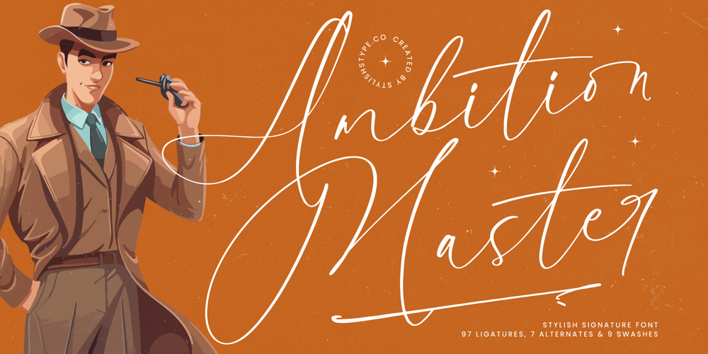 Ambition Master font
