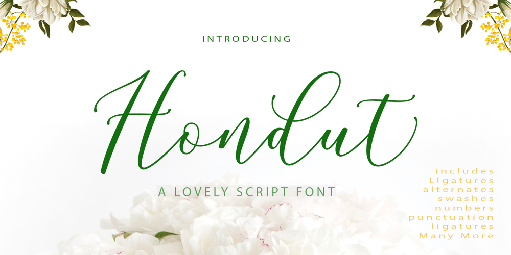 Hondut font