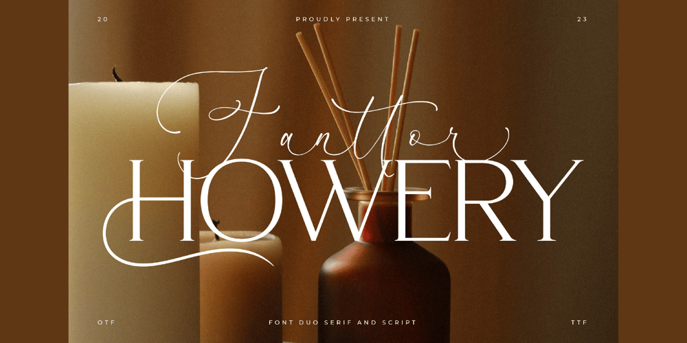Fanttor Howery Script font