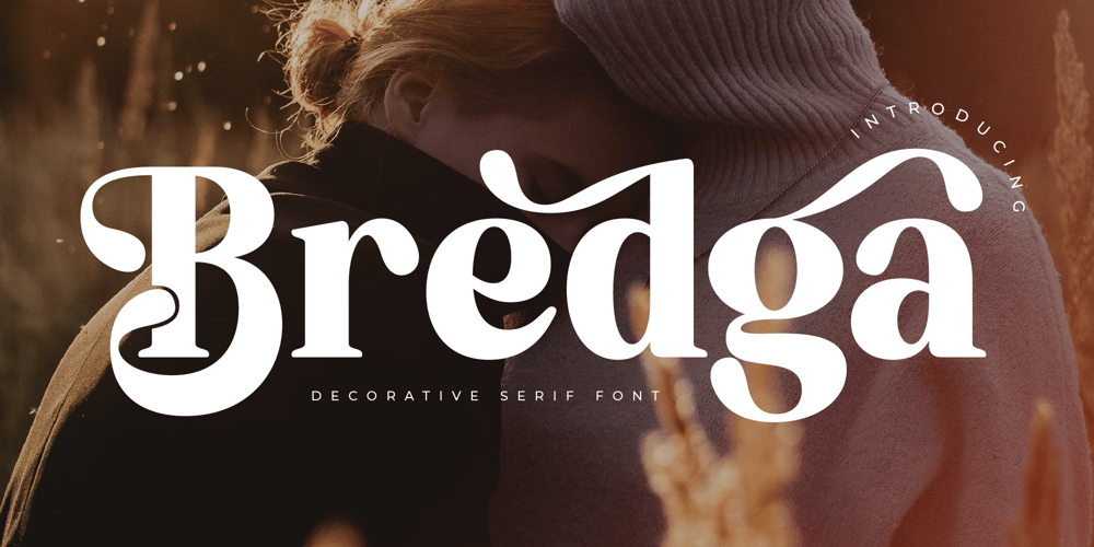 Bredga font