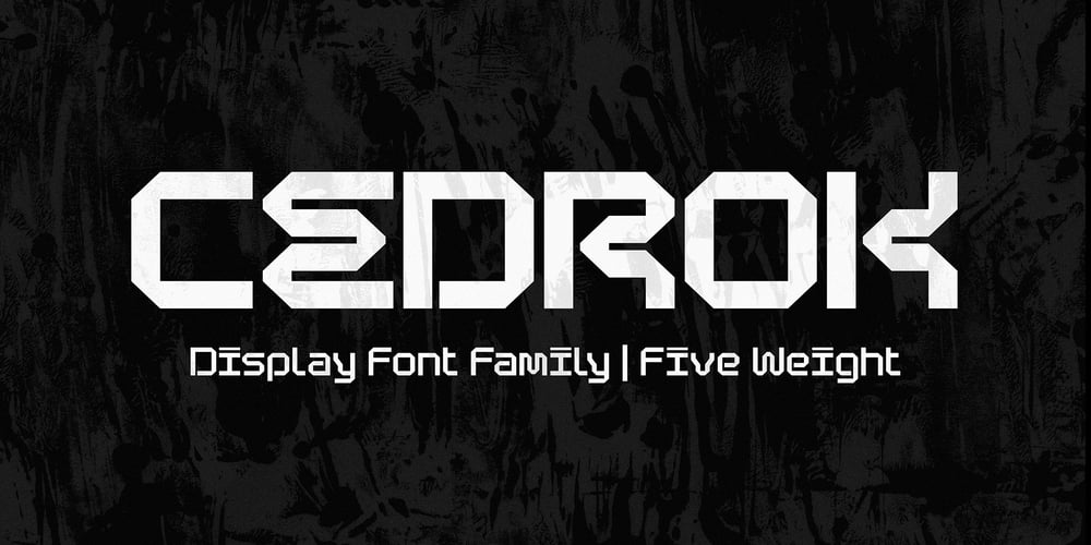 SMZ Cedrok font