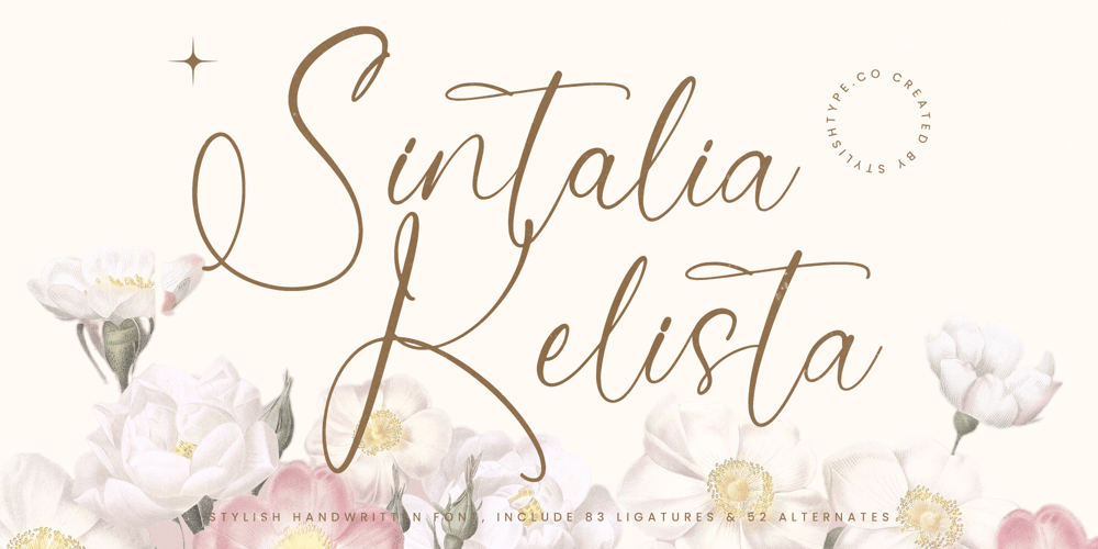 Sintalia Kelista font