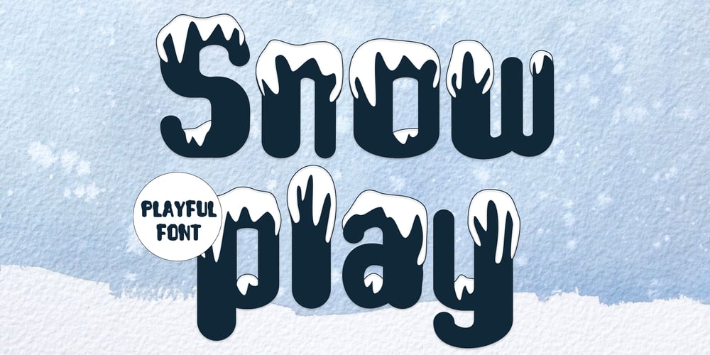 Snow Play font