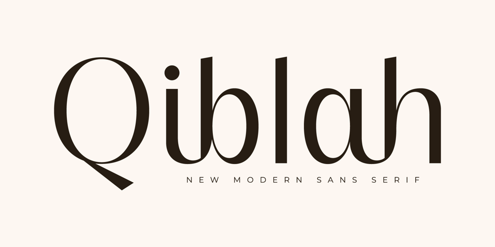 Qiblah font