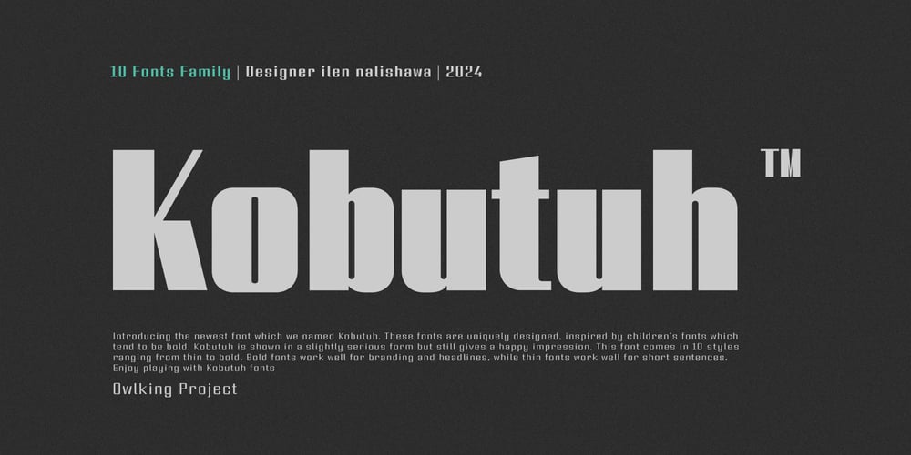 Kobutuh font