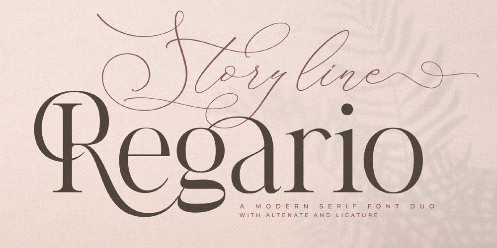 Storyline Regario Script font