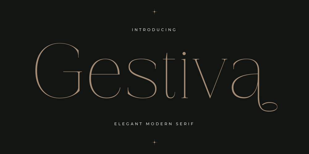 Gestiva font