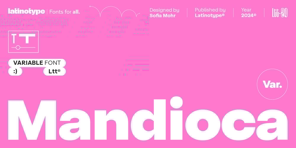 Mandioca Variable font