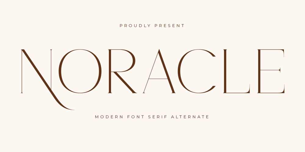 Noracle font