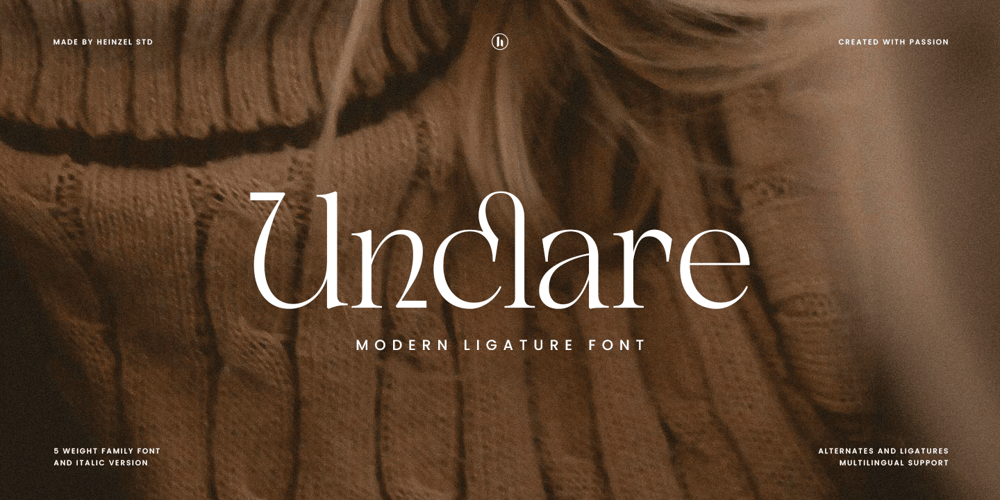 Unclare font