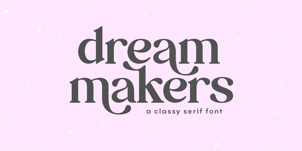 Dream Makers font