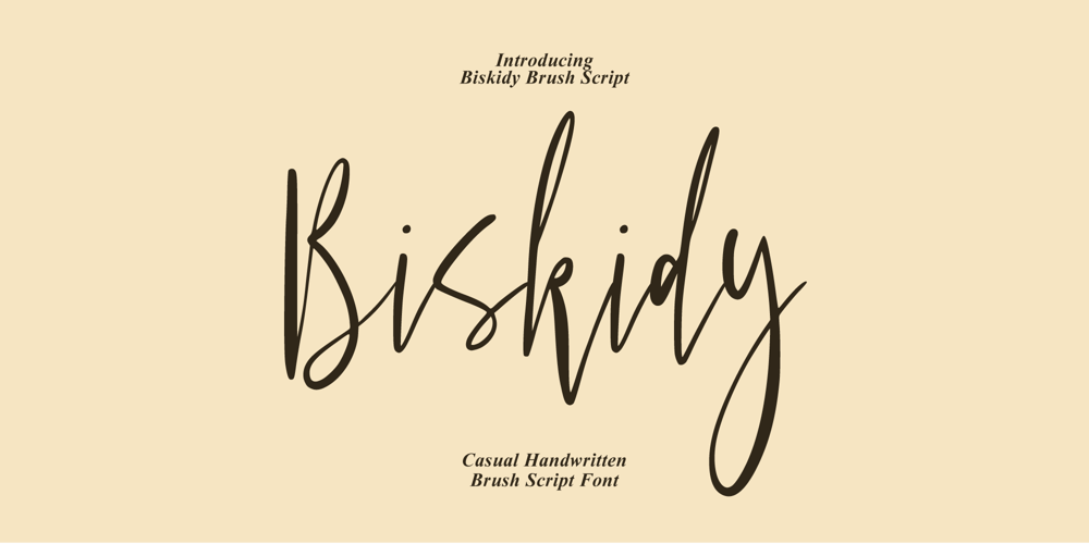 Biskidy Script font