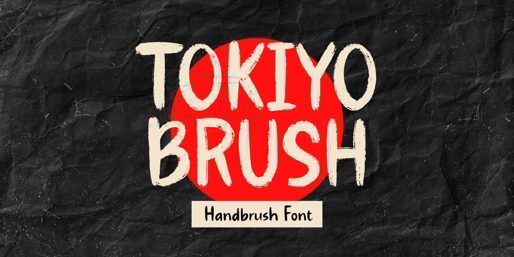 Tokiyo Brush font