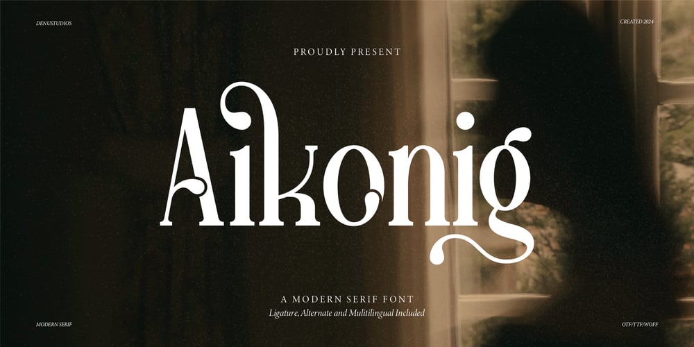 Aikonig font