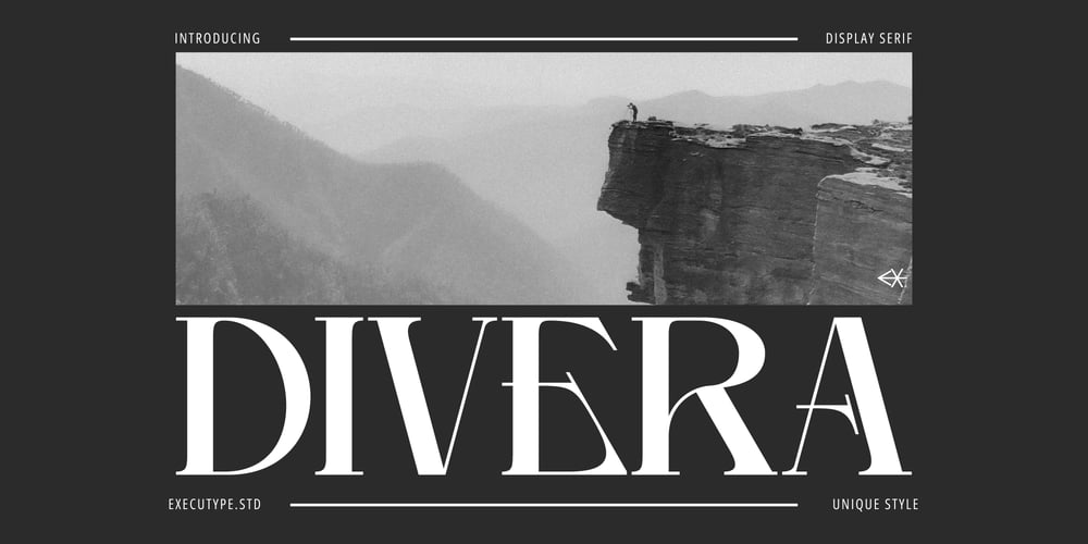 Divera Display Serif font