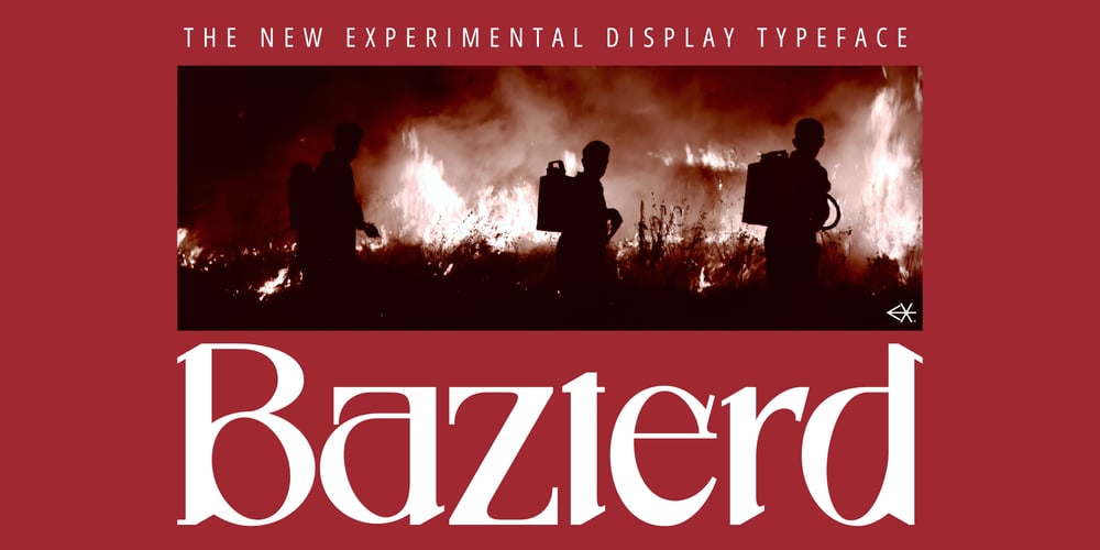 Bazterd Display font
