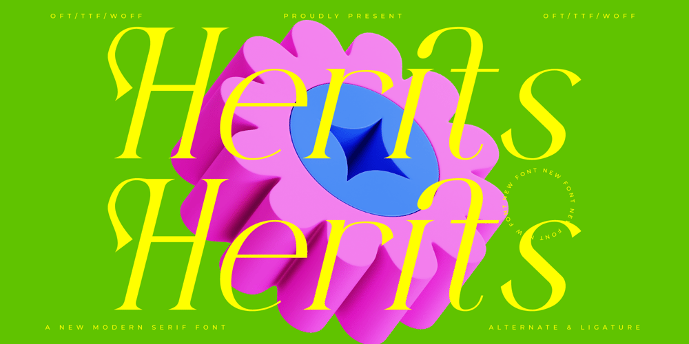 Herits font