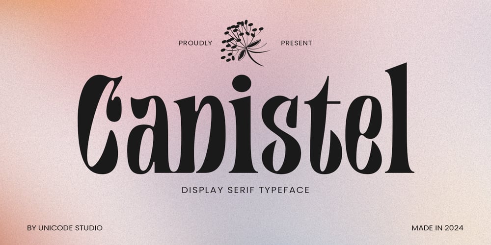 Canistel font